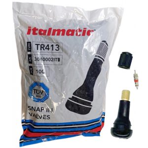 TR413 gumiszelep szétszerelt